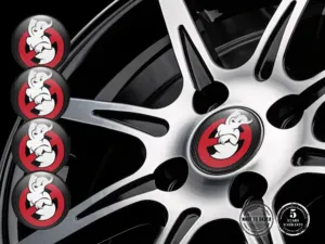 Wheel Sticker Logo Stellar Flow Vector